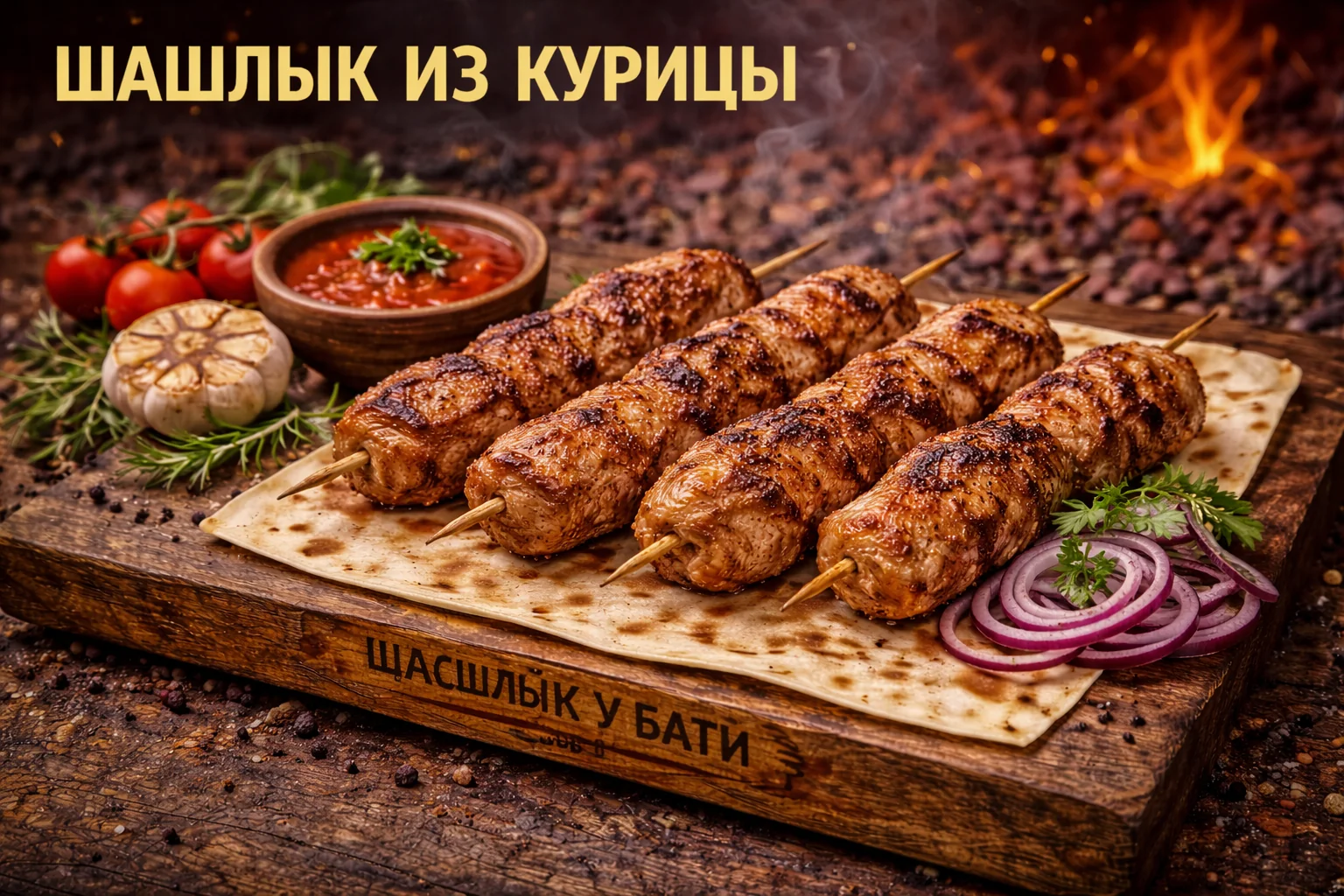 Шашлык из курицы
